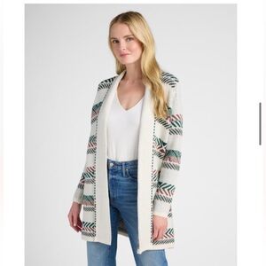 Aztec Cardigan Sweater M